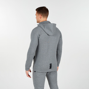Conjunto Deportivo Casual Unisex con Cremallera, Pantalones Deportivos Holgados, Chaqueta con Cremallera, Algodón Liso, Tela de Forro Polar para Gimnasio, Talla Personalizada, Invierno, Envío Rápido - Product Image 2