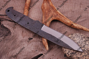 Cuchillo de Caza Hecho a Mano de Acero con Alto Contenido de Carbono, Hoja Entera, Punta Caída, OEM/ODM Personalizable, Grado Industrial, Hoja Fija, 1 Año de Garantía - Product Image 4