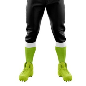 Men's White Baseball Pants With Black Belt And <b>Socks</b> All Seasons Regular Fit Solid Color Sport Apparel - Product Image 5