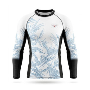 เสื้อแรชการ์ดแขนยาวดีไซน์ใหม่สำหรับผู้ชาย ขายออนไลน์ รับผลิตแบบ OEM เสื้อผ้าออกกำลังกายสำหรับผู้ชาย เสื้อแรชการ์ดสำหรับผู้ชาย - Product Image 2