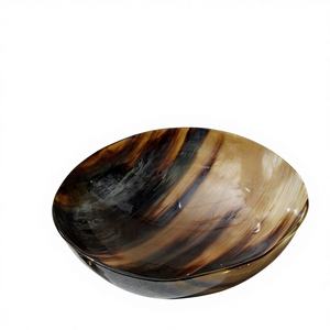 Bols de service et décoratifs en corne de buffle OX de style animal, écologiques et polis, taille personnalisée pour les fournitures d'hôtels et de restaurants - Product Image 6