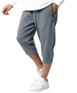 Shorts d'été personnalisés pour hommes grandes tailles, coupe fuselée, jambes larges, décontractés, sportifs, avec cordon de serrage, pour le basketball et le streetwear - Product Image 1