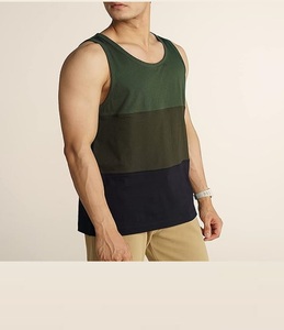 เสื้อกล้ามกีฬาผู้ชายผ้าฝ้ายพรีเมียมแบบสบายๆ ผลิตตามสั่ง ยี่ห้อของลูกค้า ผลิตจำนวนมาก เป็นมิตรกับสิ่งแวดล้อม - Product Image 6