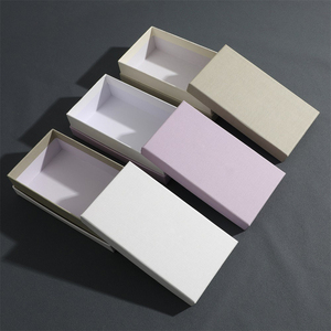 Cajas de Joyería de Lujo Personalizadas con Logotipo, Recicladas, Simples, para Guardar Collares Finos, Broches y Gafas de Sol, con Cubierta del Mismo Color - Product Image 2