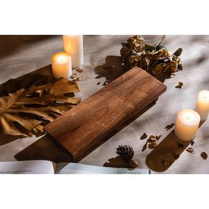 Planche à découper rectangulaire en bois - Non toxique, facile à nettoyer, passe au lave-vaisselle - Product Image 2