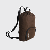 Sac à dos à cordon Arctic Fox pour enfants, sac de plage imperméable avec logo personnalisé, doublure en polyester et nylon doux