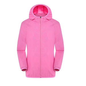 <b>Raincoat</b> <b>Men</b> Women Ultra Thin Hooded Lightweight Quick Dry Windbreaker Blue Orange Pink Black Wine - Product Image 6