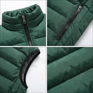 Chaleco de invierno de lana clásico para hombre, chaqueta acolchada de algodón transpirable informal, abrigo de piel con cuello levantado, decoración de bolsillo de talla grande - Product Image 4