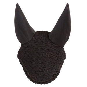 Couvre-oreilles pour cheval en cuir PU Stonefield Manufacturing avec garniture fantaisie, filet contrastant et sangle - Product Image 3