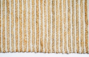 Tapis artisanal traditionnel en laine et jute, rayé naturel, tressé, écologique, lavable, antidérapant, adapté aux animaux domestiques, à poils moyens, pour la maison - Product Image 6