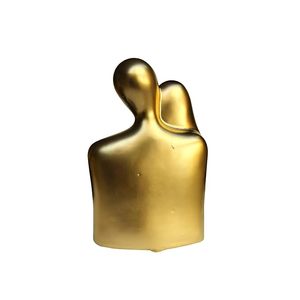 <b>Gold</b> Family Figurine Sculpture for Home Decor Modern Abstract Family <b>Statue</b> Showpiece for Living Room Office Table Gift - Product Image 3