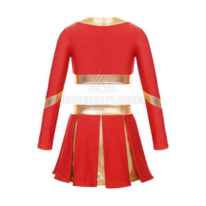 Uniforme de cheerleading de haute qualité pour femmes, pour spectacle de danse, prix de gros. - Product Image 2