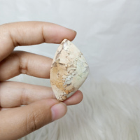 Vente en gros de pierres précieuses naturelles de haute qualité en forme de cabochon d'agate de panache d'Indonésie cristal de guérison artisanal 30-50mm