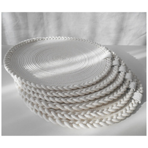 New Design Dinner Set Jute Natural Table Linen Round <b>Placemat</b> for Dinner and Banquet Heat-Resistant Anti Slip Wicker Mats - Product Image 4