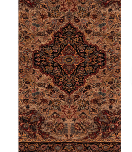 Tapis à poils moyens de style moderne, fait main, en coton/laine/polymère épais, avec caractéristiques antidérapantes et d'entretien facile pour salon et chambre à coucher - Product Image 2