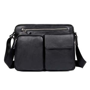 Top Grain Genuine Leather Men's <b>Briefcase</b> Business Messenger Bag New Fashion Crossbody Shoulder <b>Briefcase</b> Wholesale Supply - Product Image 1