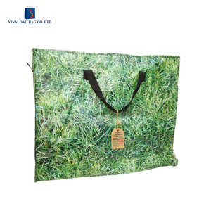 Eco Friendly Custom Logo PP Woven Bag Reusable Durable Hand Length Handle Zipper Closure For Industrial Use - Product Image 4