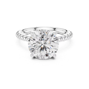 Anillo Solitario de Moissanita de Corte Brillante de 2.8ct, Plata de Ley 925, Engaste de Garras Hecho a Mano, para Compromiso, Boda, Aniversario y Fiesta - Product Image 2