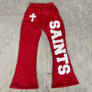 Pantalon de jogging évasé décontracté pour homme, taille élastique, effet empilé, qualité supérieure, design 2025 - Product Image 5