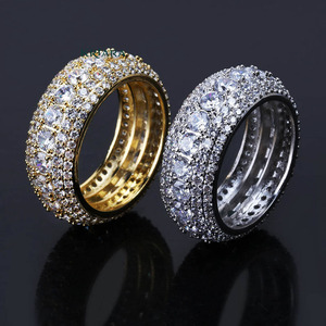 Anillos de Diamantes de Plata 925 con Oro de 18K para Mujer, Corte Brillante Redondo, Anillo de Boda de Lujo, Diamantes Blancos Cultivados en Laboratorio - Product Image 6