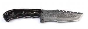 Handcrafted Damascus Steel Heavy <b>Kitchen</b> Utility Prep Knife <b>Black</b> G10 <b>Handle</b> Slicer - Product Image 2