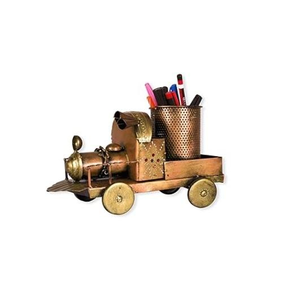 Porte-stylo rond en alliage d'aluminium, forme homme, rangement de bureau, porte-stylo en métal de qualité supérieure - Product Image 4