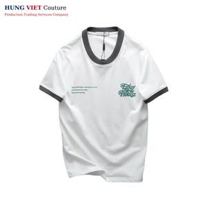 World Fashion Unisex O-Neck <b>T</b>-<b>Shirt</b> Easy-to-Wash Plain Fabric Wholesale Cheap Price for Men - Product Image 3