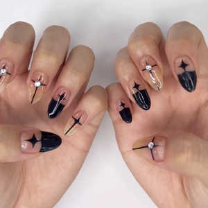 Coréen 100% Real Salon Quality Press on gel nails Gel Nail sticker manucure Wholesale Certified - Product Image 3