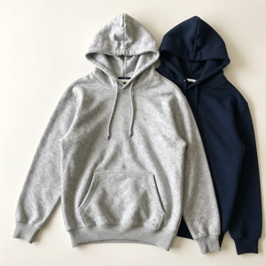 Ensemble de sweats à capuche en polyester/nylon, pulls en molleton tricoté, vêtements décontractés d'hiver, broderie personnalisée OEM ODM - Product Image 3