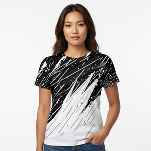 Men's Short Sleeve T-<b>Shirt</b> Digital Print Pattern O-Neck Casual Regular Fit Breathable <b>100</b>% <b>Polyester</b> Knitted - Product Image 4