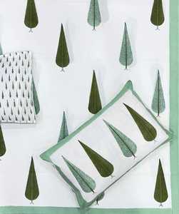 Juego de Sábanas de Algodón 100% Ecológico con Estampado Floral, Estilo Étnico Moderno, Hecho a Mano, Proveedor Mayorista - Product Image 2