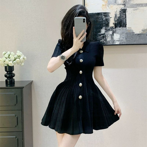 High Quality Women's Casual Evening Summer Fashion Short Sleeve Plus Size Eco-Friendly Washable Simple Dress - Product Image 1