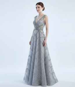 ชุดราตรีผ้าทูลล์ประดับลูกปัดทำมือแบบสั่งทำพิเศษ ทรงเอ ไลน์ แขนยาว ชุดออกงาน ราคาขายส่งจากโรงงาน - Product Image 3