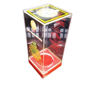 Wholesale Custom Cube <b>Clear</b> <b>Acrylic</b> Compartment Display <b>Box</b> - Product Image 1