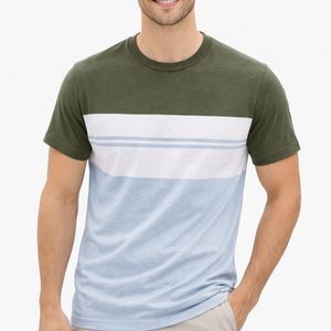 T-shirt homme personnalisé, col rond, décontracté, en coton doux, manches courtes, pour l'été, haute qualité. - Product Image 2