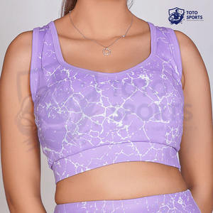 Soutien-gorge de sport pour femme, tissu doux, respirant, confortable, coupe ajustée, tendance, idéal pour le yoga, la course à pied et le fitness, pour adultes. - Product Image 4