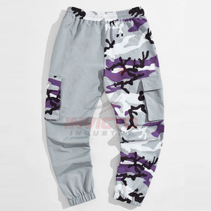 Pantalons cargo légers et décontractés pour hommes, pantalons cargo de running pour hommes, pantalons cargo streetwear en stock - Product Image 2