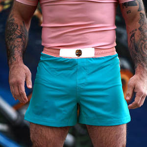 Shorts de MMA avancés en polyester/coton, séchage rapide, durables, ajustement flexible, respirants, pour entraînements et combats professionnels - Product Image 4