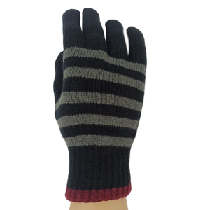 Mitaines de sport d'hiver pour enfants de 2 à 6 ans, mignonnes, à rayures, en acrylique/coton, pour le ski, l'extérieur, la chaleur, décontractées, pour tous les jours - Product Image 3