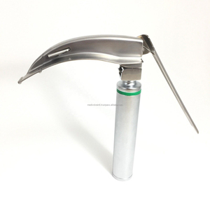 Surgical McCoy Laryngoscope Set with 4 Blades & Medium Handle <b>Electric</b> Reusable CE ISO OEM ODM Airway Management <b>Instruments</b> Kit - Product Image 3