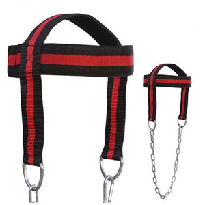 Arnés para la cabeza para entrenamiento de los músculos del cuello con cinturón ajustable y acolchado suave para un entrenamiento cómodo en el gimnasio y herramienta de ejercicio en casa - Product Image 1