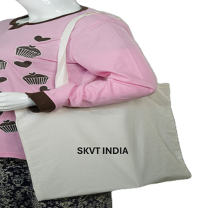 100% Cotton Tote Bag Large Capacity Premium Quality Eco-Friendly Customizable Logo Shopping Bag Strong Sustainable Canvas White - Product Image 1