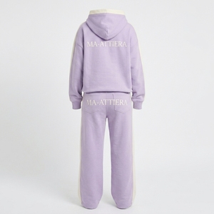 Conjunto Deportivo de Dos Piezas para Mujer, Sudadera con Capucha Extra Grande de Felpa y Pantalones Anchos, Ropa Personalizada - Product Image 3
