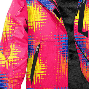 Chaqueta de Snowboard Unisex Personalizada, Impermeable, Aislada, Ligera, con Cremallera, Forro de Microfelpa, Capucha Desmontable y Ajustable - Product Image 2