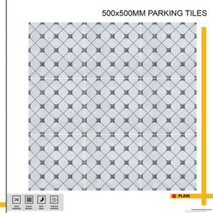 Dalles de stationnement extérieures 50x50 cm, prêtes à l'emploi pour allées, conçues pour un revêtement de sol extérieur sans joint, avec une adhérence fiable et une longue durée de vie. - Product Image 1