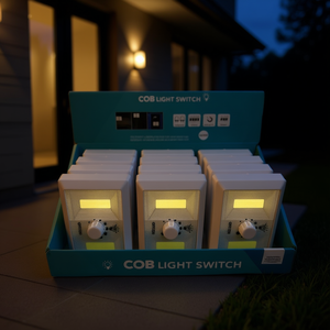 COB Light Switch LED Night Light With <b>Dimmer</b> Button For Indoor Outdoor Use - Product Image 3
