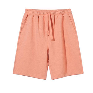 Nouveaux ensembles de shorts pour hommes tendance, de haute qualité, 100% coton tricoté, respirant, décontracté, motif uni, été, ensembles à capuche 2 pièces - Product Image 5