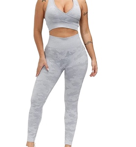2025 soutien-gorge personnalisé sport femmes ensemble nouveau Design meilleure qualité haute qualité Yoga sans couture Yoga soutien-gorge ensembles - Product Image 1
