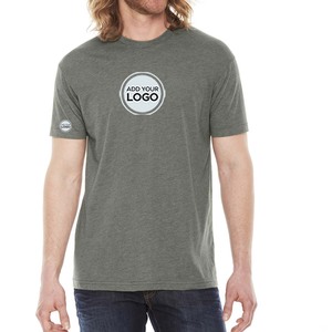 T-shirt en coton et fibre de bambou, tailles XS, t-shirt unisexe, faible MOQ, t-shirts pour hommes à manches courtes - Product Image 5