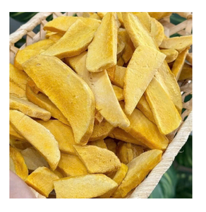 Tranches de mangue lyophilisées semi-molles, collation de fruits tropicaux prête à consommer, faible en gras, pour la vente en gros, la vente au détail, la restauration et les applications de boulangerie - Product Image 1